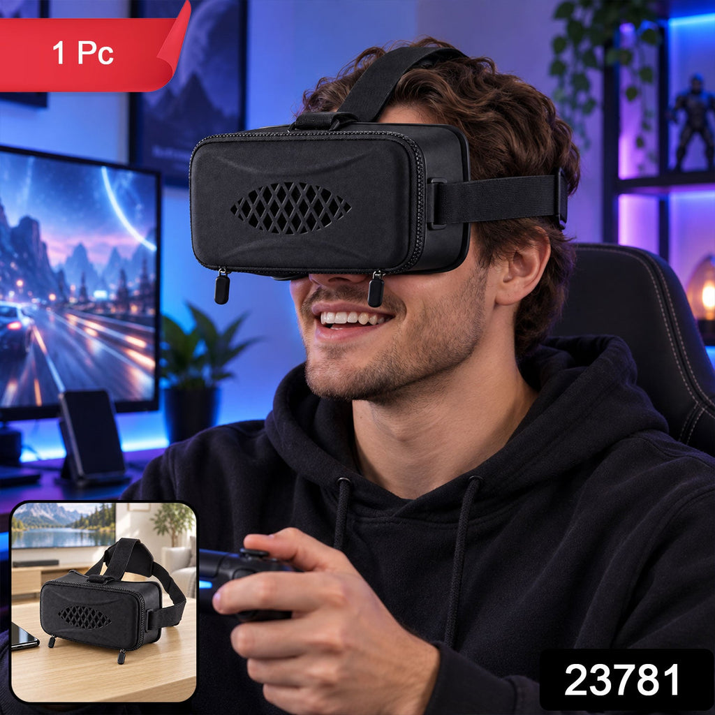 3d Virtual Reality Smartphone Headset With Focus Control And With Belt (1 Pc)