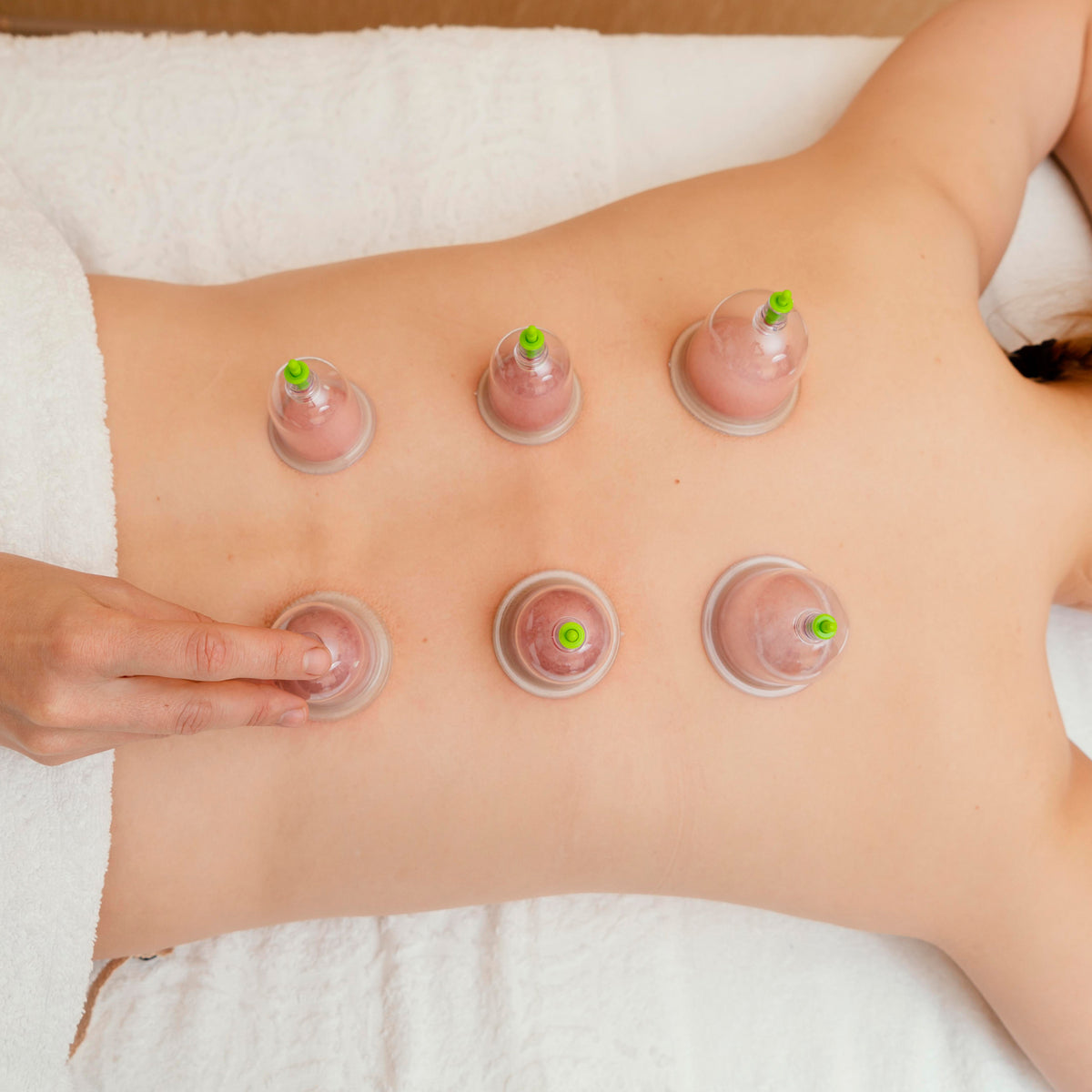 6614a Vacuum Cupping Set 6 Pcs Kit Pull Out A Vacuum Apparatus Therapy Relax Massagers Curve Suction Pumps