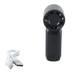 Mini Portable Rechargeable Handheld Fan With Usb Cable For Travel And Daily Use