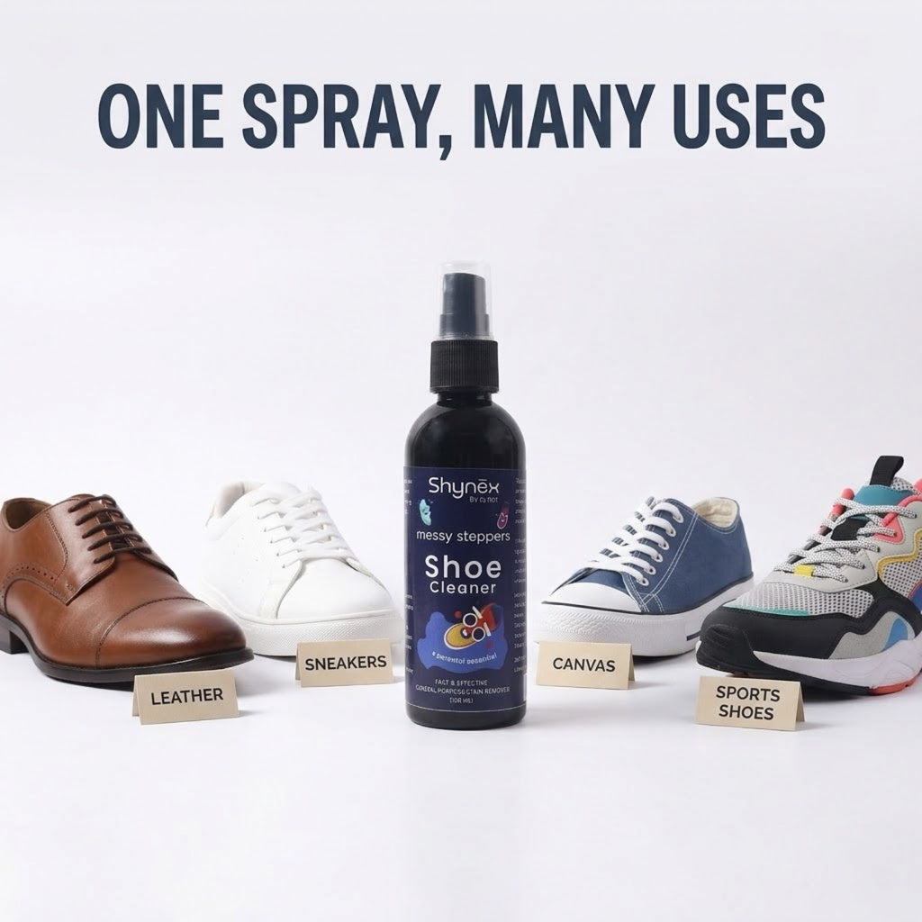 Messy Steppers Shoe Cleaner Spray - (120ml  1 Pc)